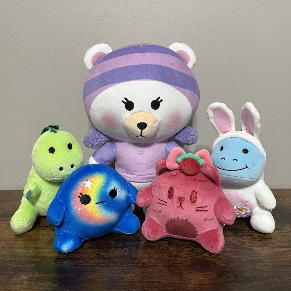 Lot Of 5 Moriah Elizabeth Plush READ DESCRIPTION